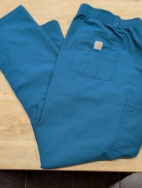 Carhartt Teal Scrub Pants Size 2XL